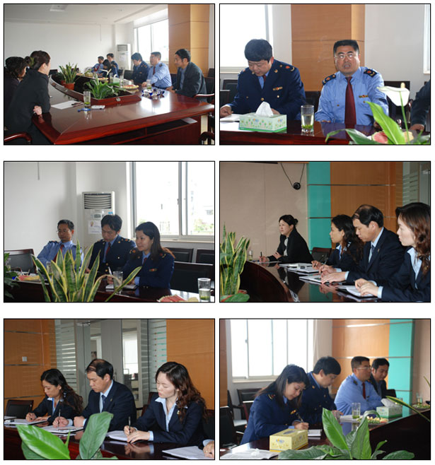 瀏陽市工商行政管理局、公平交易局、瀏陽生物醫(yī)藥園區(qū)工商分局等工作小組成員一行來綠之韻集團作行政指導(dǎo)工作