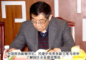 全國政協(xié)副秘書長、民建中央常務副主席馬培華一行蒞臨綠之韻集團考察