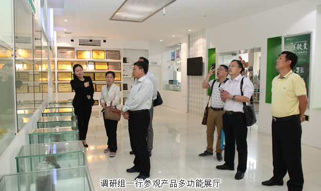 湖北蘄春縣委常委、統(tǒng)戰(zhàn)部長蔡緒銀一行蒞臨綠之韻考察調(diào)研