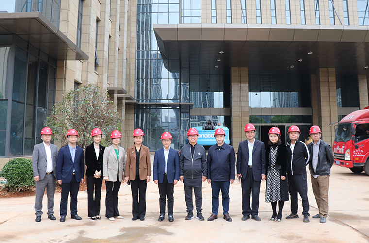 湖南省人大常委會(huì)副主任胡旭晟一行蒞臨綠之韻中心走訪調(diào)研